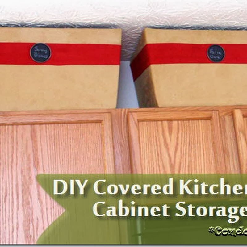 DIY Kitchen Storage Boxes
