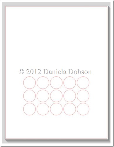 Circles 8.5 x 11 layout design by Daniela Dobson