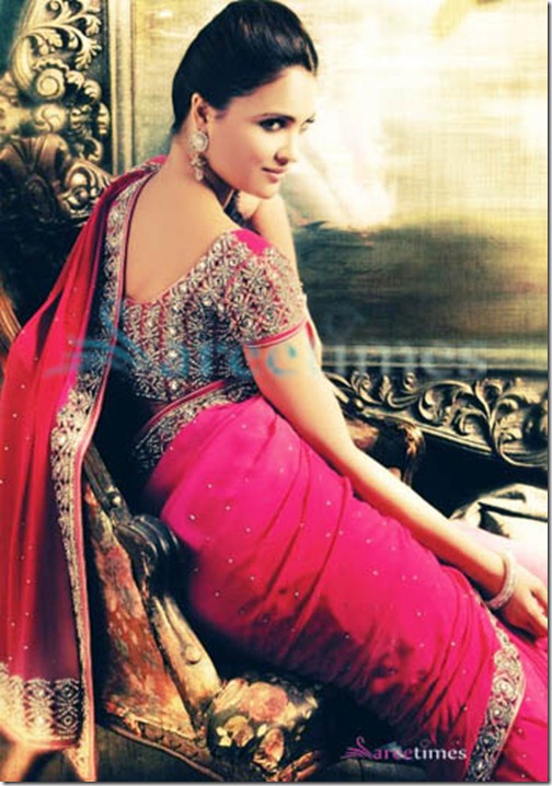 Lara_Durra_Pink_Saree Lara_Durra_Pink_Saree