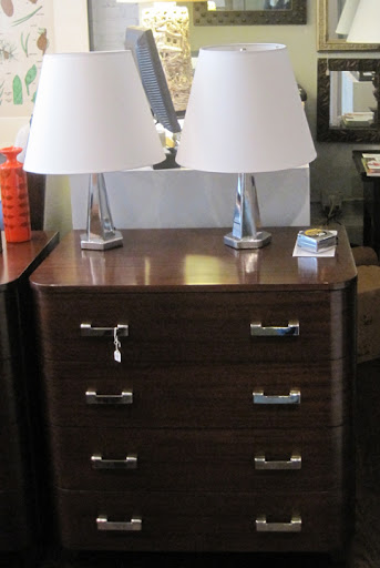 I love the hardware on this chest of drawers.