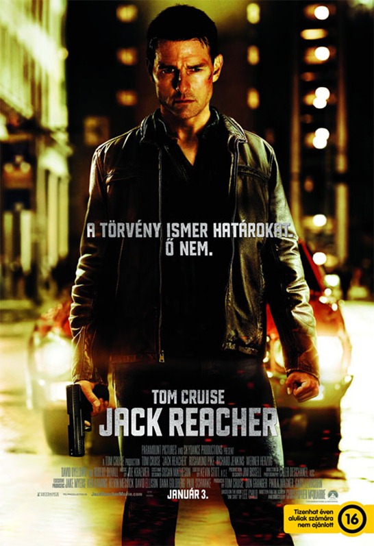 Jack Reacher magyar plakát 16v