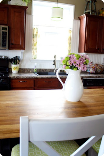 butcher block island counter