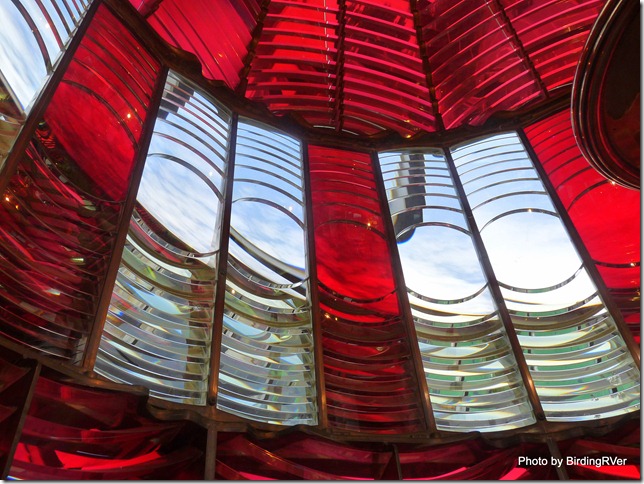 Inside the Lens of the Umpqua River Lighthouse