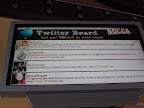 NOCCA encourages using the latest technology.  I couldn't resist getting on the Twitter Board!