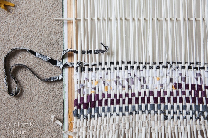 Woven Fabric Scrap Wall Art-12.jpg Woven Fabric Scrap Wall Art 12