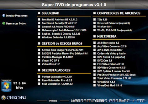Super DVD de Programas 2012 V3.1.0 Español Super DVD de Programas 2012 V3.1.0 Español