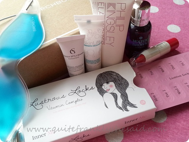 Birchbox August beauty box instyle  6 contents