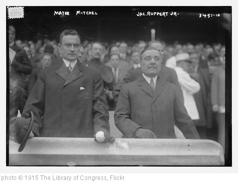 'Mayor Mitchel, Jac. Ruppert Jr., 4/22/15 (LOC)' photo (c) 1915, The Library of Congress - license: http://www.flickr.com/commons/usage/