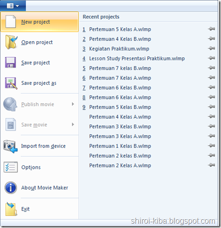 Windows Movie Maker Tab Windows Movie Maker Tab