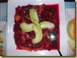 Beetroot, apples and melon