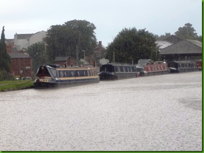 021-1  'Futurest' moored in the rain at the Basin