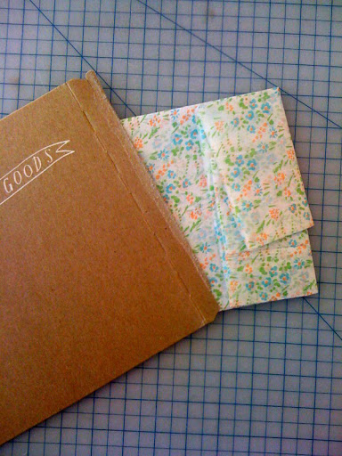 I fell in love with this lovely printed tissue paper.