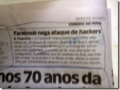 Facebook nega ataque de hackers - www.rsnoticias.net