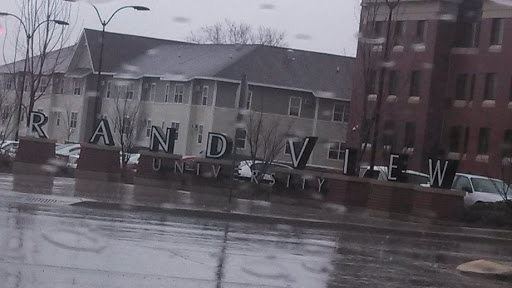 Grandview University Concave Art Sign
