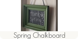 Spring chalkboard