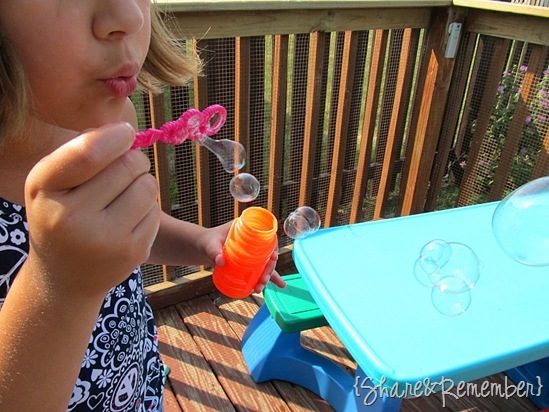 Blowing bubbles