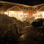 The day after, massive piles of snow.