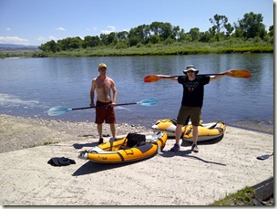 Kayaking on the Missouri!