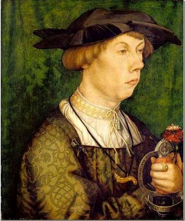 Hans Holbein, Portrait d'un jeune homme Hans Holbein, Portrait d'un jeune homme