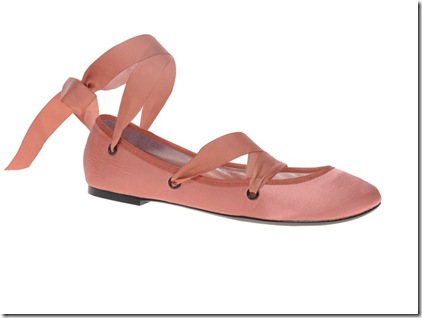 LINGER-Tie-Leg-Satin-Ballet-Pump LINGER-Tie-Leg-Satin-Ballet-Pump