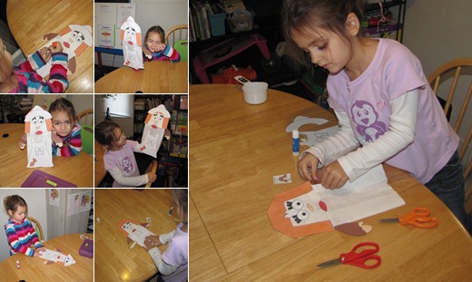 View Pilgrim girl puppet