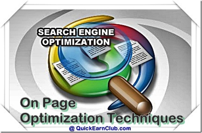 On Page SEO Optimization Techniques On Page SEO Optimization Techniques