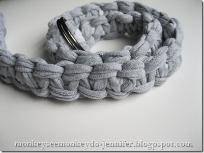 woven belt tutorial made from t-shirts (25) woven belt tutorial made from t-shirts (25)