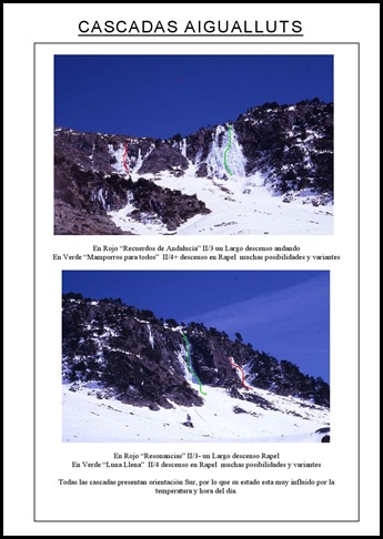 Aigualluts - Cascadas de Hielo Aigualluts - Cascadas de Hielo