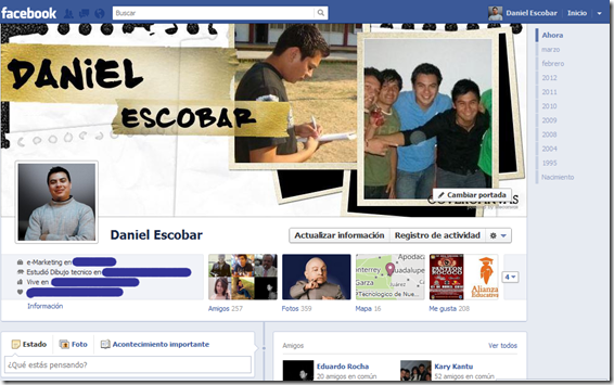 Timeline facebook Timeline facebook