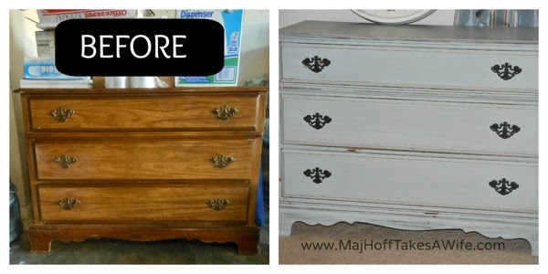 Chalk paint dresser before and after Chalk paint dresser before and after