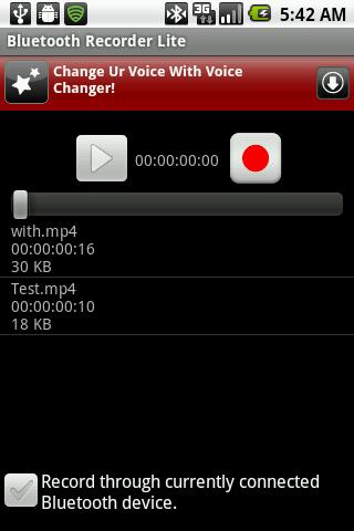 Bluetooth Recorder Lite