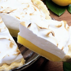 Lemon Meringue Pie with Hazelnut Shortbread Crust