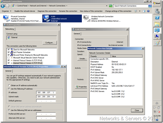 VLAN Properties VLAN Properties