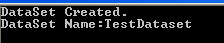What Dataset Namespace should be used in C#