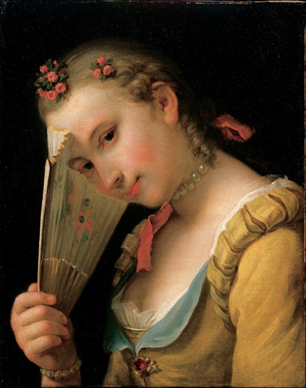 Rotari, Jeune fille à l’éventail Rotari, Jeune fille à l’éventail