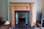 Fire surround in Pine
