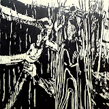 '"Sous les chênes de Mambré" gravure sur bois , 1999;