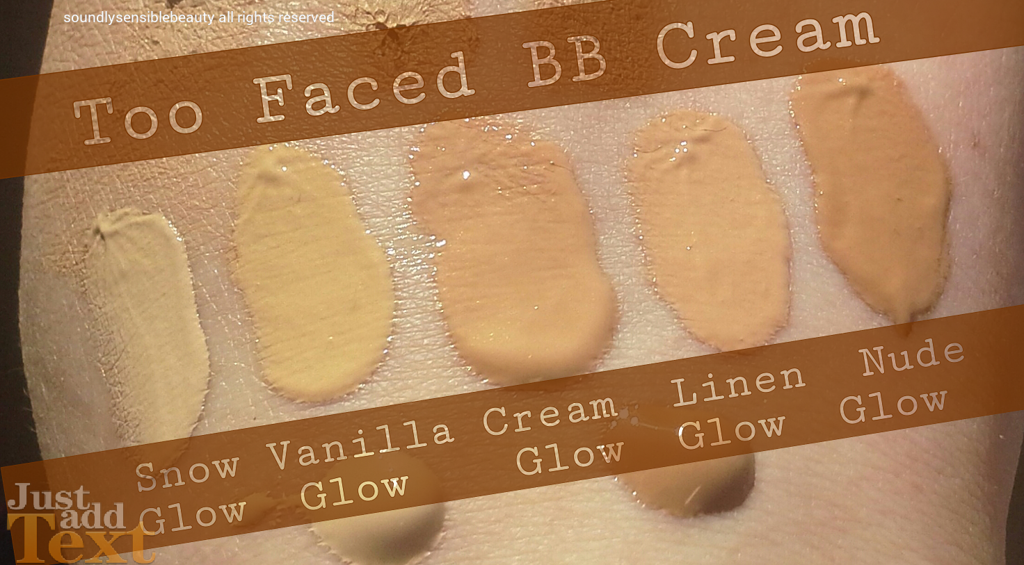 Too Faced BB Cream SPF 20; Review & Swatches of Shades