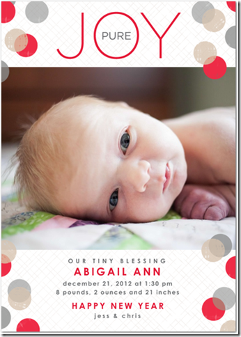 Birth Announcement Front