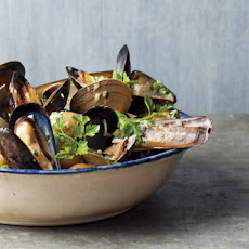 Shellfish and Potatoes à la Marinière