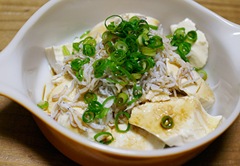 豆腐シラスごま油 豆腐シラスごま油