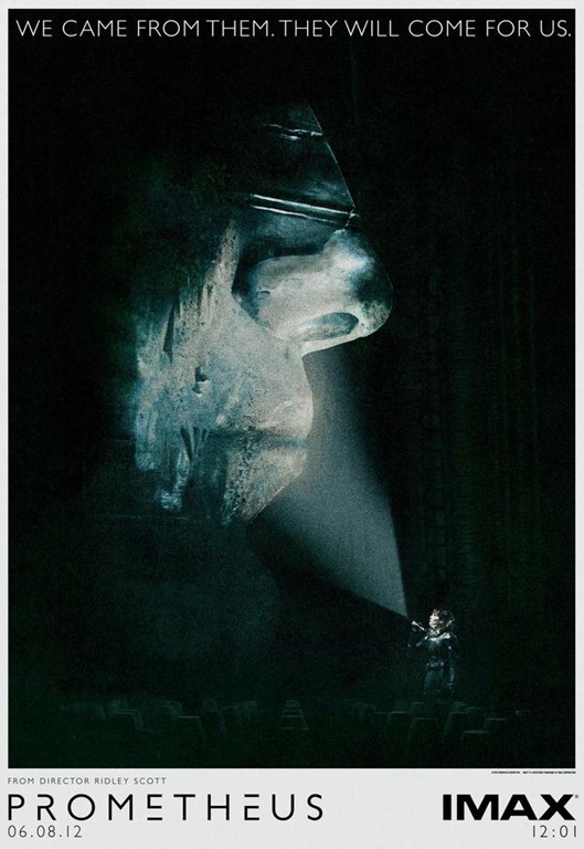 Prometheus éjféli vetítéses IMAX poszter