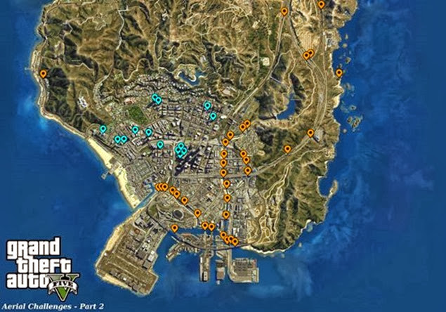 grand theft auto 5 aerial challenges map 02b