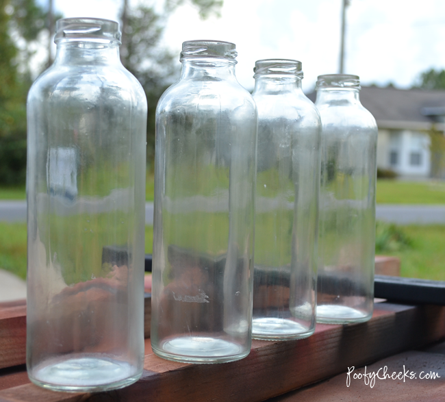 Reuse Glass Bottles into Halloween Bite Decor!