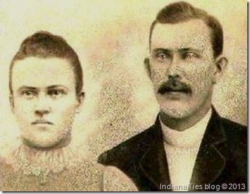 Mary Anna Risch and Charles Anthony Kuhn, 1879.
