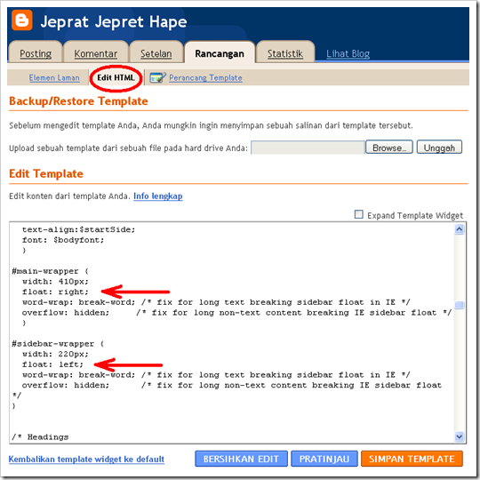 kode HTML sidebar disebelah kiri kode HTML sidebar disebelah kiri