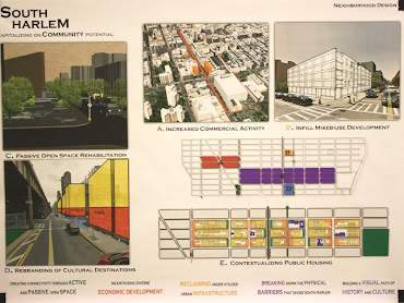 South Harlem: Capitalizing on Community Potential. 
Project by Tony Berkel, Joyce Huang, Beth Morrison, Dani Rosen and Matthew Tschabold
