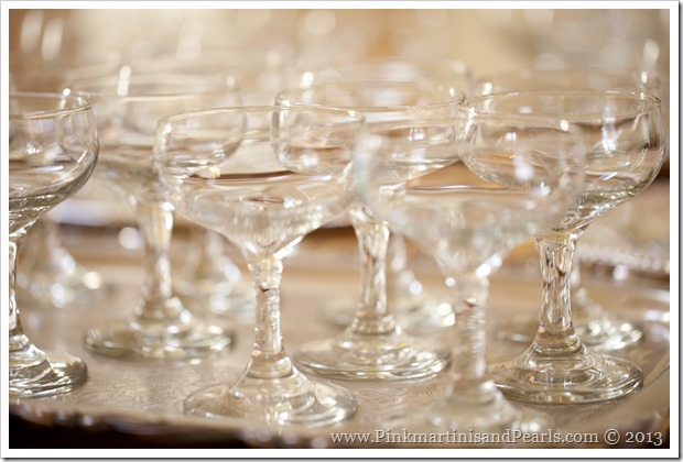 champagne glasses