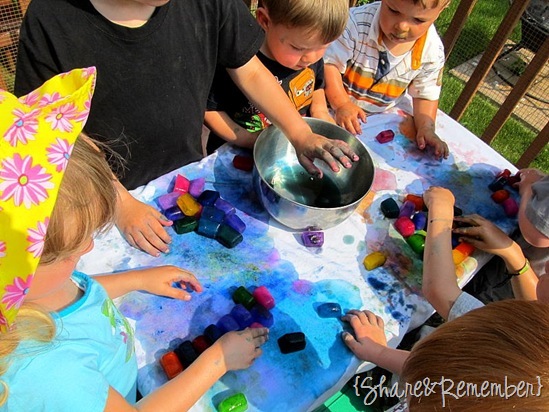 Rainbow Ice Cube Painting Rainbow Ice Cube Painting