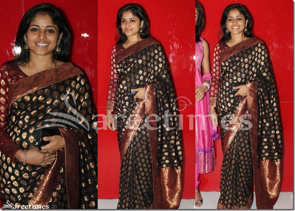 Santhini_Black_Saree Santhini_Black_Saree